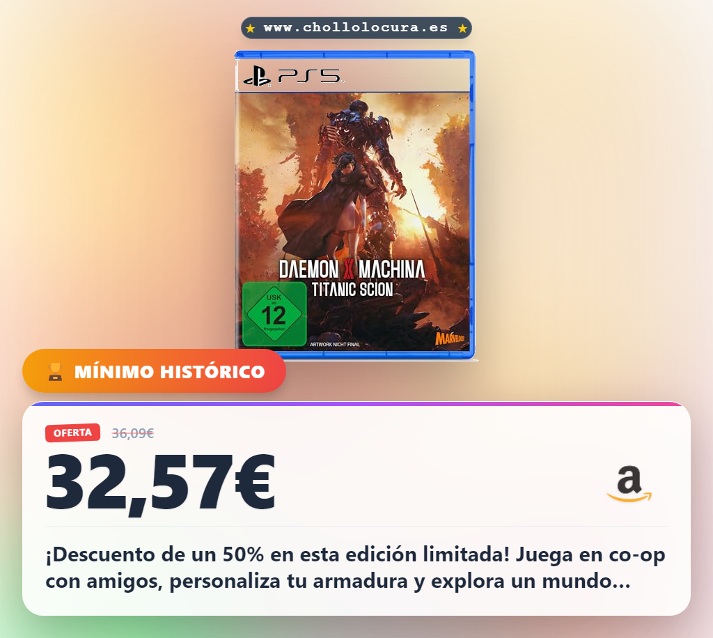 Daemon X Machina: Titanic Scion - PS5 para PlayStation 5