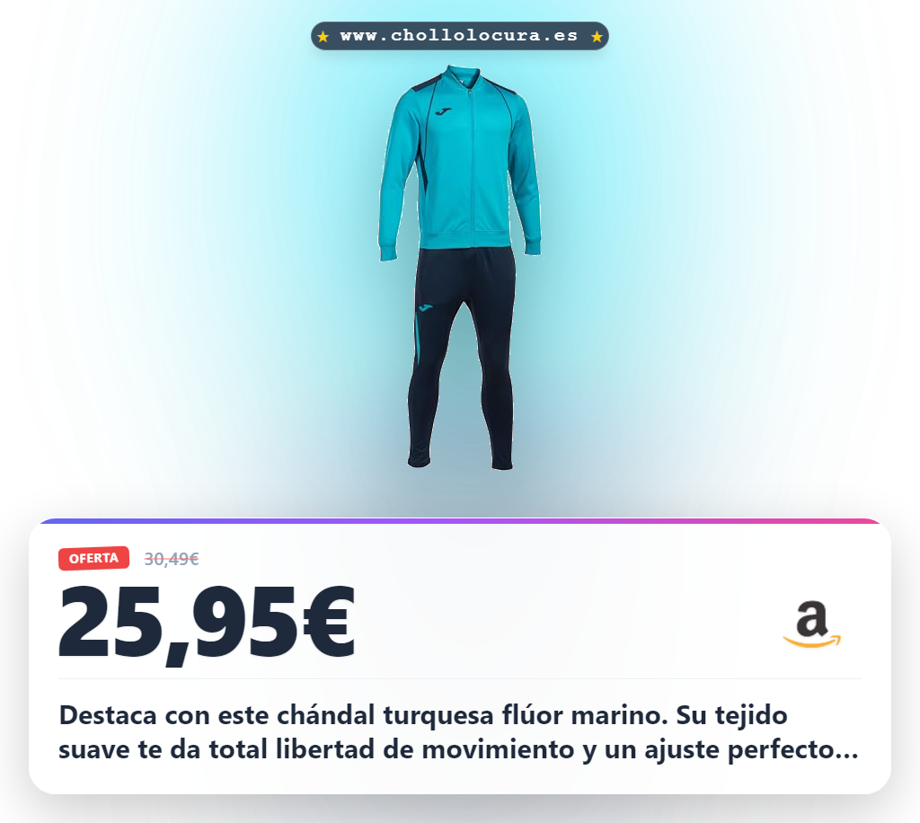 Compra el chándal championship vii turquesa flúor marino. Disfruta de la máxima comodidad y ajuste ligero al mejor precio.