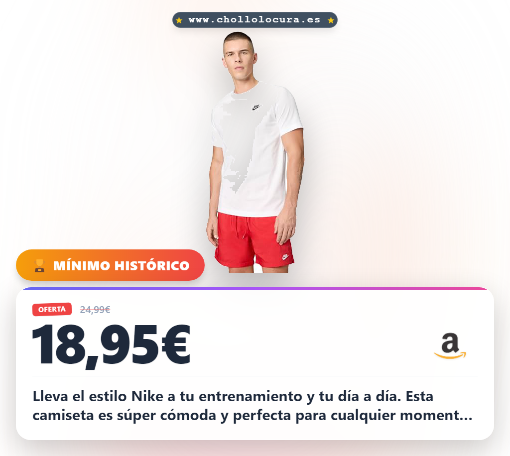 Aprovecha la camiseta Nike Club Tee para hombre en oferta: estilo sportswear blanco y negro al mejor precio