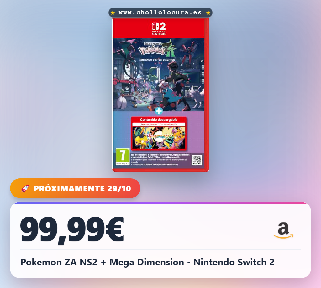Pokemon ZA NS2 + Mega Dimension - Nintendo Switch 2