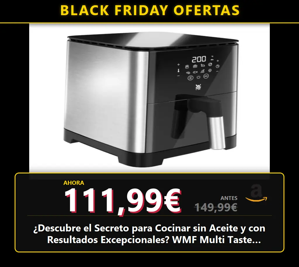 ¿Descubre el Secreto para Cocinar sin Aceite y con Resultados Excepcionales? WMF Multi Taste Airfryer, la Mejor Freidora de Aire para Tu Hogar!