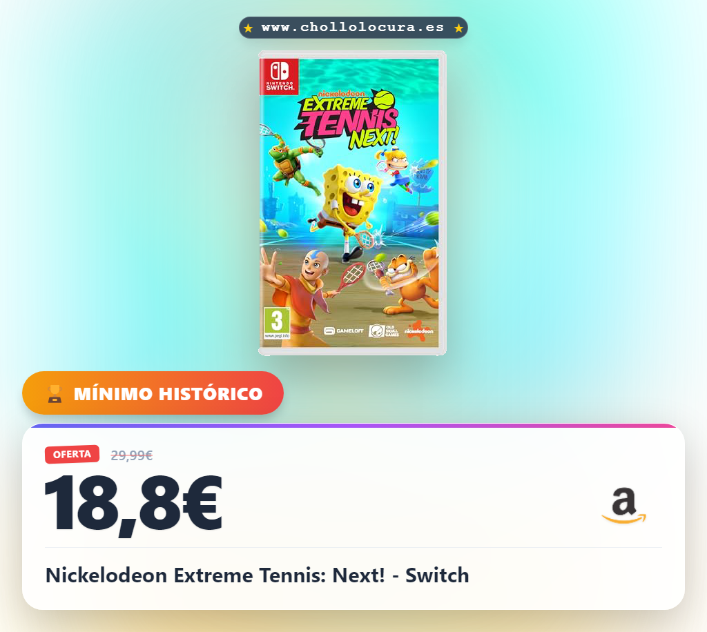 Nickelodeon Extreme Tennis: Next! - Switch