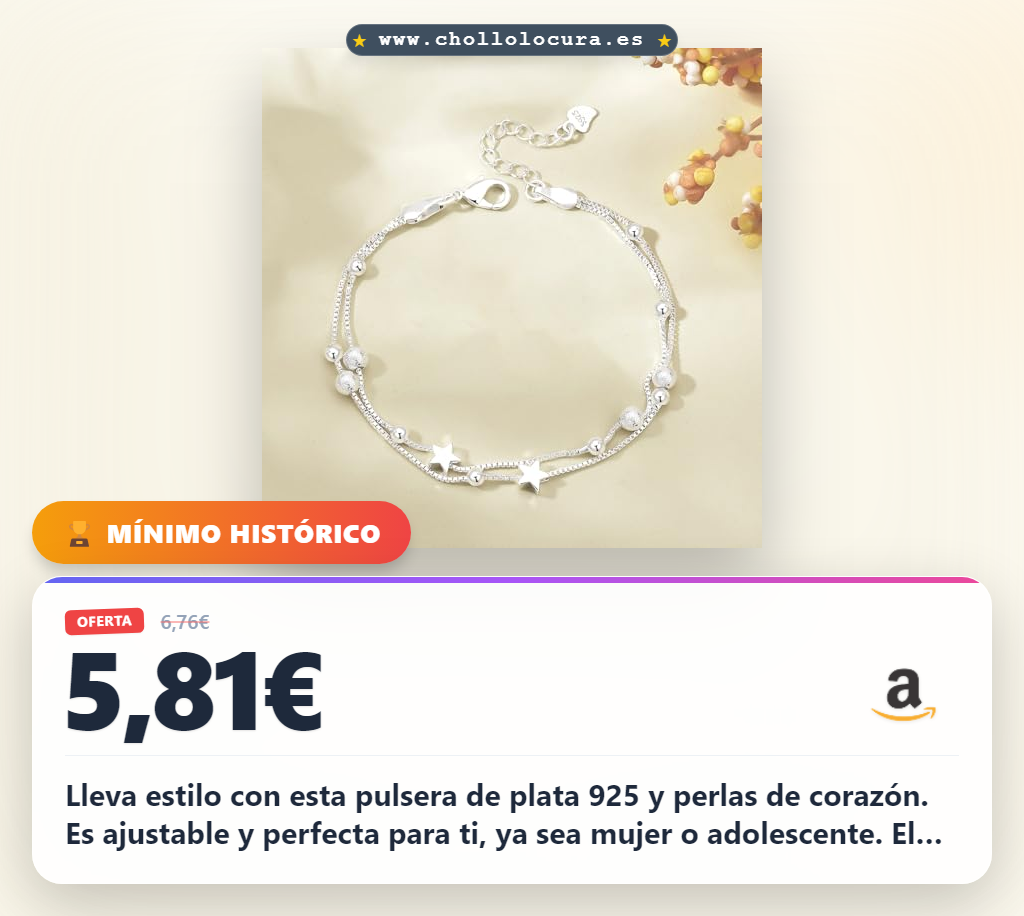 Consigue la pulsera de plata de ley 925 con perlas de corazón y eslabones de moda al mejor precio para mujeres y adolescentes al instante.