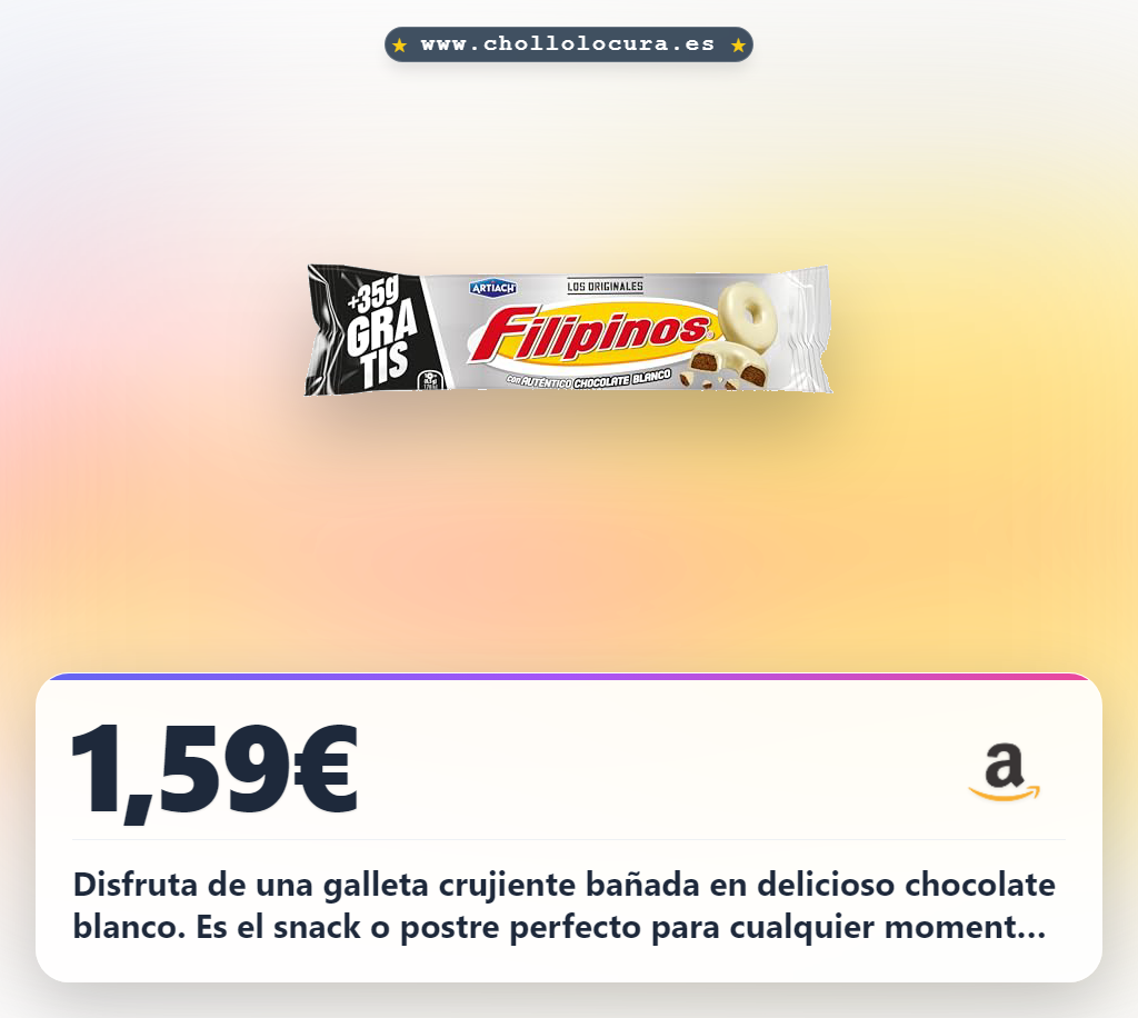 Aprovecha estas galletas de chocolate blanco crujientes para un snack perfecto al mejor precio de oferta
