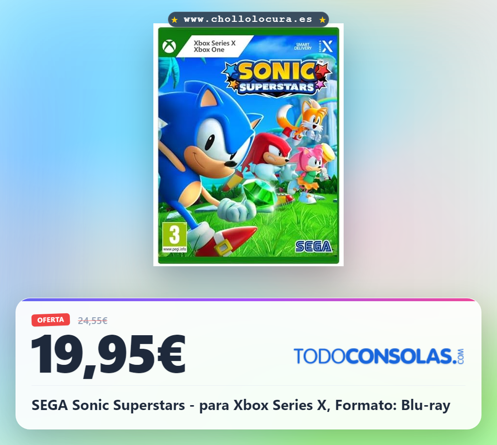 SEGA Sonic Superstars - para Xbox Series X, Formato: Blu-ray