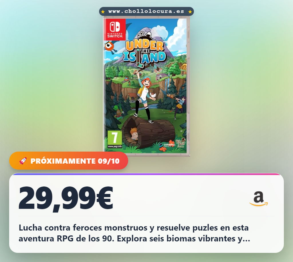 Logra Under the Island en Nintendo Switch, la aventura RPG de los 90 con pixel art y acción al mejor precio del año.