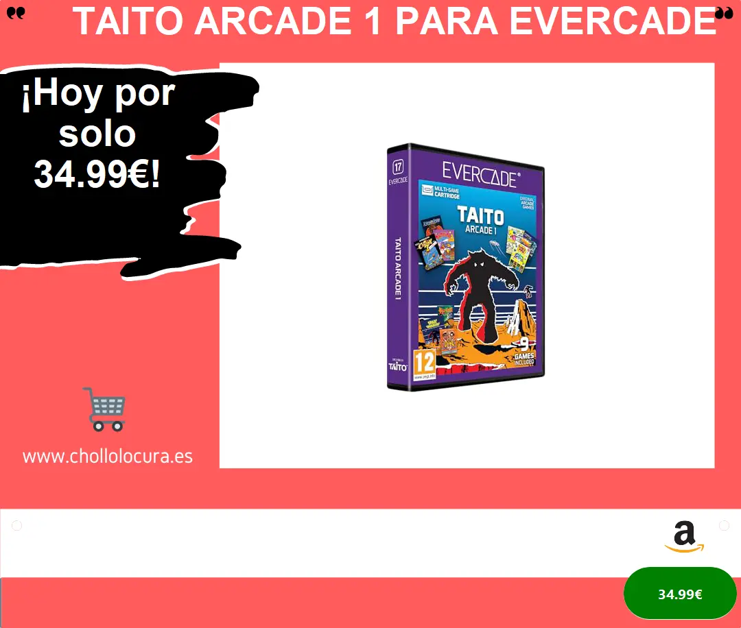 Taito Arcade 1 para Evercade