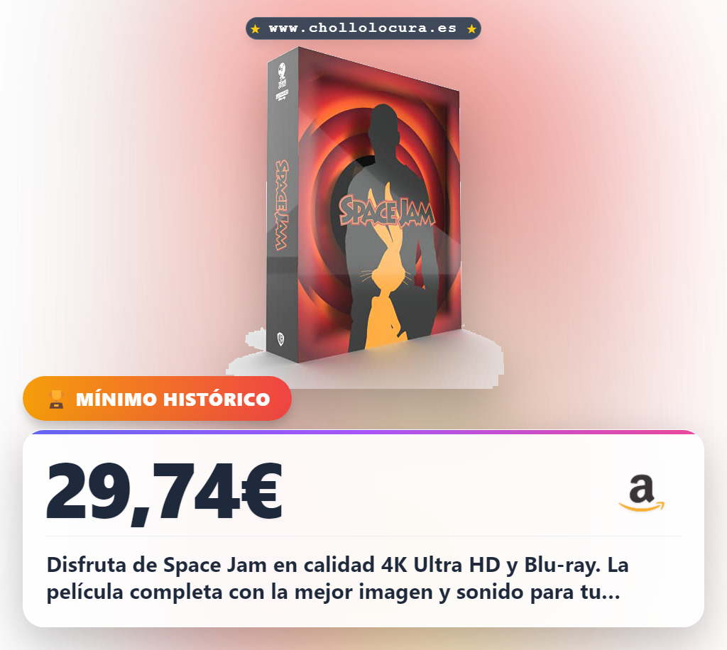 Consigue el Space Jam Steelbook Blu-ray 4K Ultra HD para disfrutar de la película en calidad superior