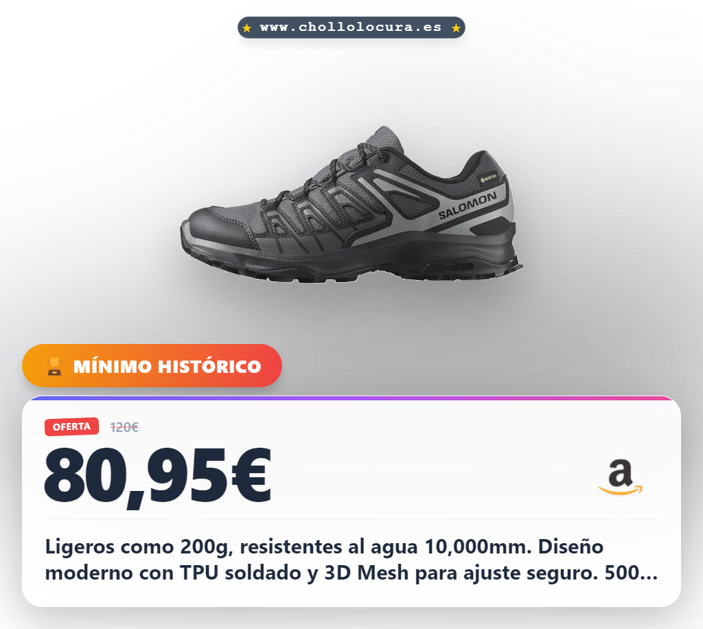 Salomon EXTEGRA Gore-tex Impermeables Zapatillas de senderismo para hombre