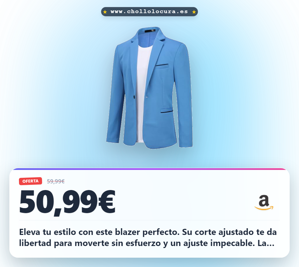 Eleva tu estilo con este blazer perfecto. Su corte ajustado te da libertad para moverte sin esfuerzo y un ajuste impecable. La tela suave y resistente se adapta a tu día a día, ofreciéndote comodidad y elegancia. Un básico clásico ideal para bodas y eventos formales.
