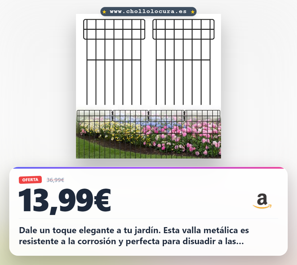 Aprovecha la valla jardín exterior metálica SWAWIS de 12 piezas para perros en oferta y fácil montaje