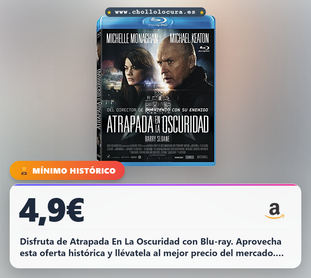 Llévate Atrapada En La Oscuridad Blu-ray en oferta histórica al mejor precio del mercado