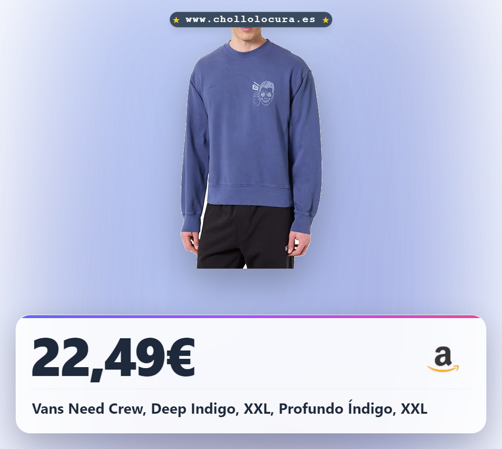 Vans Need Crew, Deep Indigo, XXL, Profundo Índigo, XXL