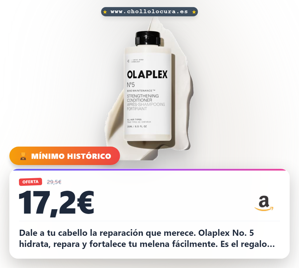 Ahorra Olaplex No 5 Acondicionador Reparador Hidratante 250ml a precio de chollo en oferta