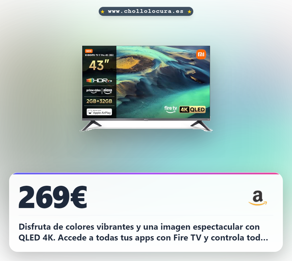 Disfruta colores QLED 4K y Netflix con Fire TV. Aprovecha la experiencia envolvente con Alexa y Apple AirPlay