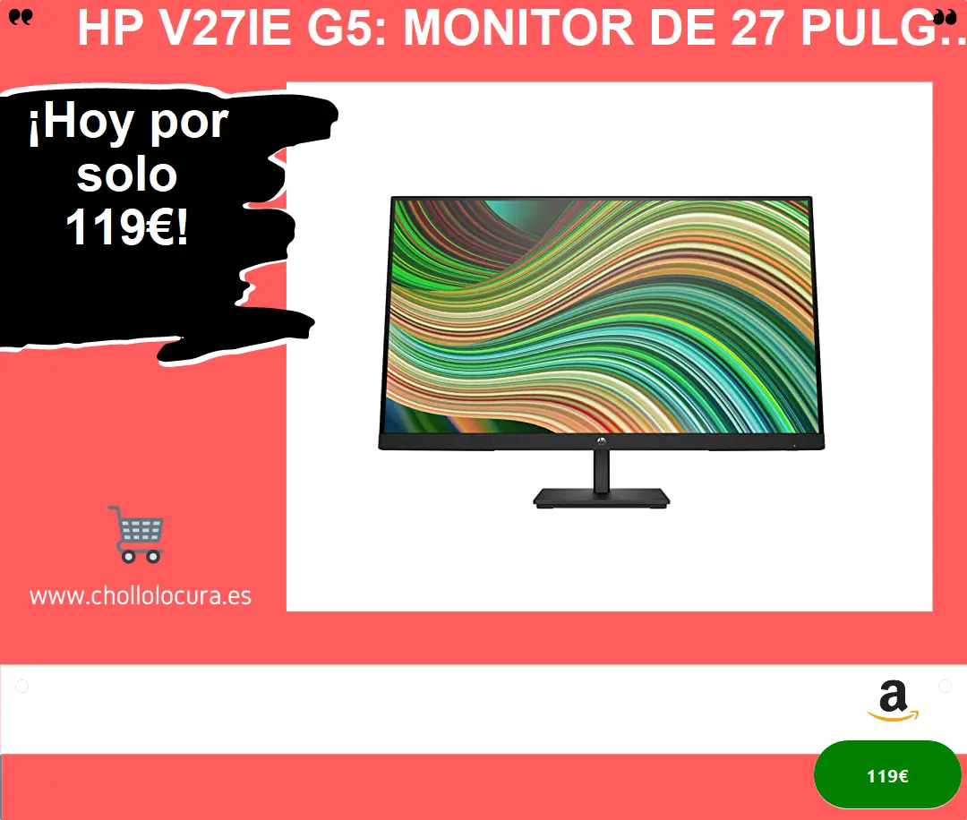 HP V27ie G5: monitor de 27 pulgadas para una experiencia de visualización de calidad