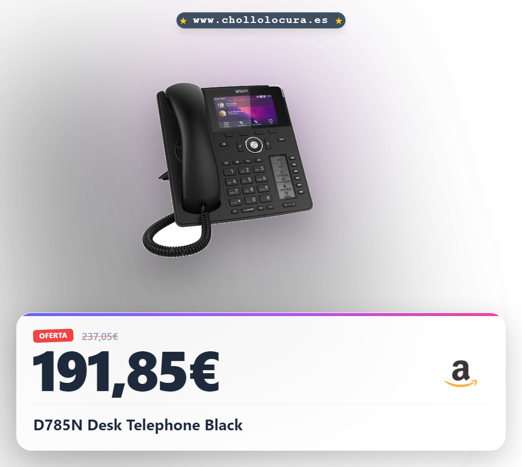 D785N Desk Telephone Black