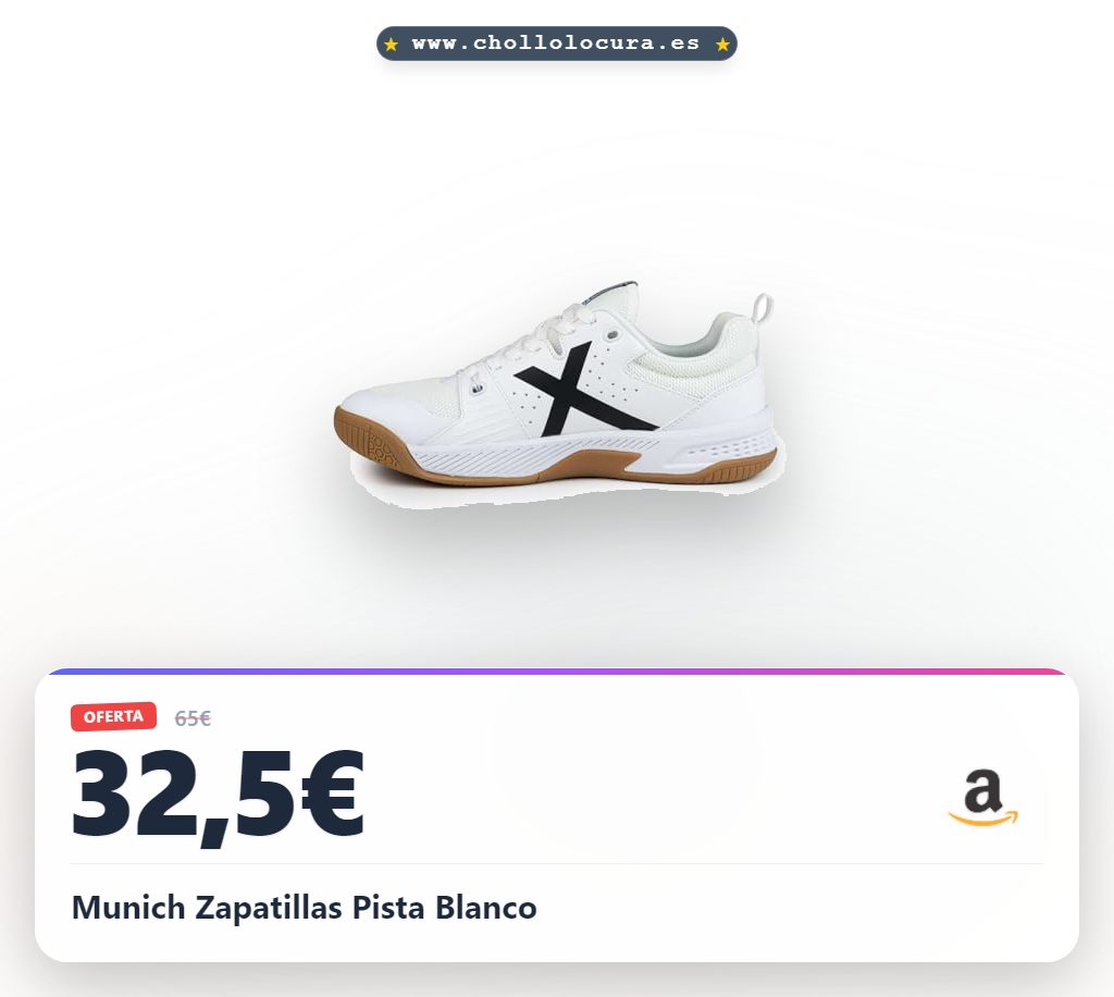 Munich Zapatillas Pista Blanco