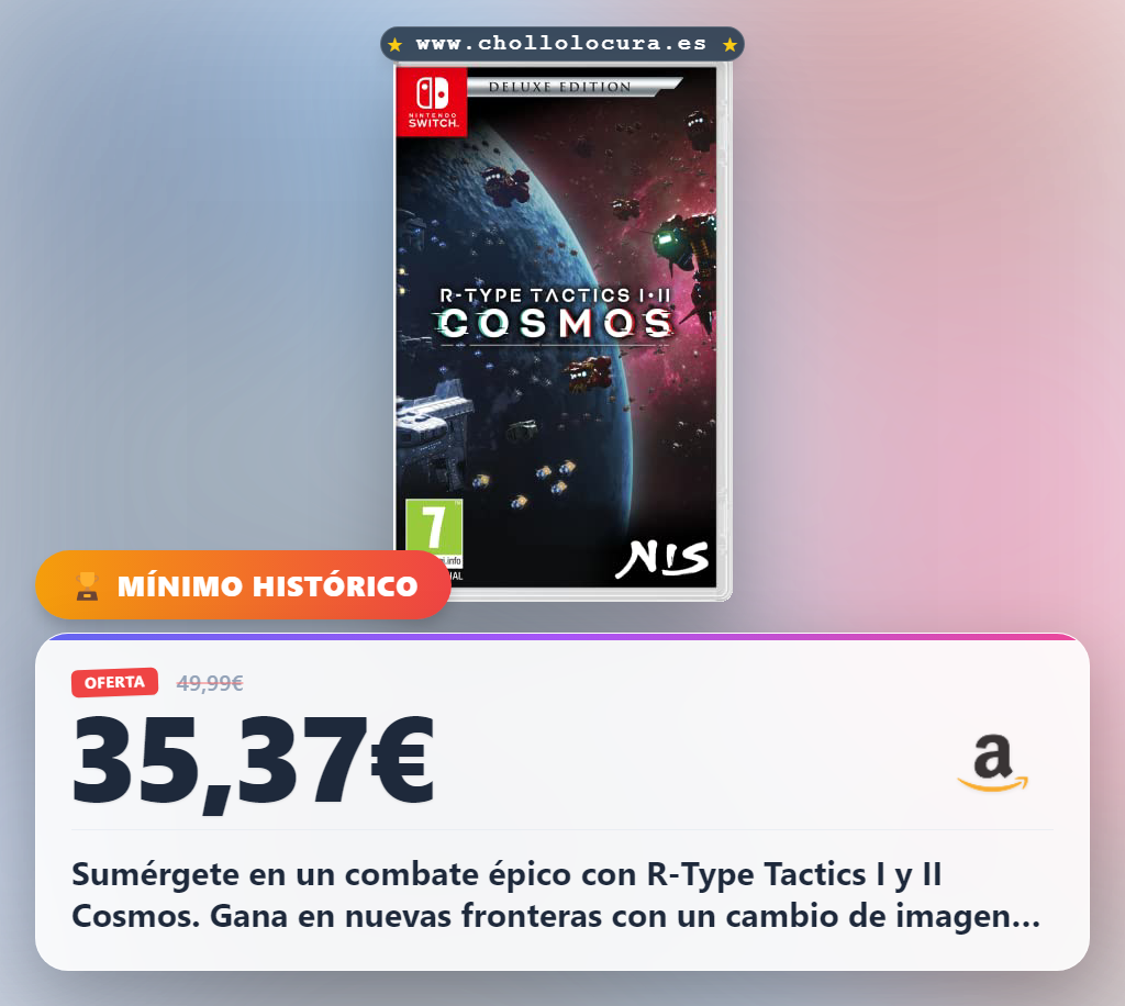 Aprovecha R-Type Tactics I II Cosmos para Nintendo Switch y combate en nuevas fronteras