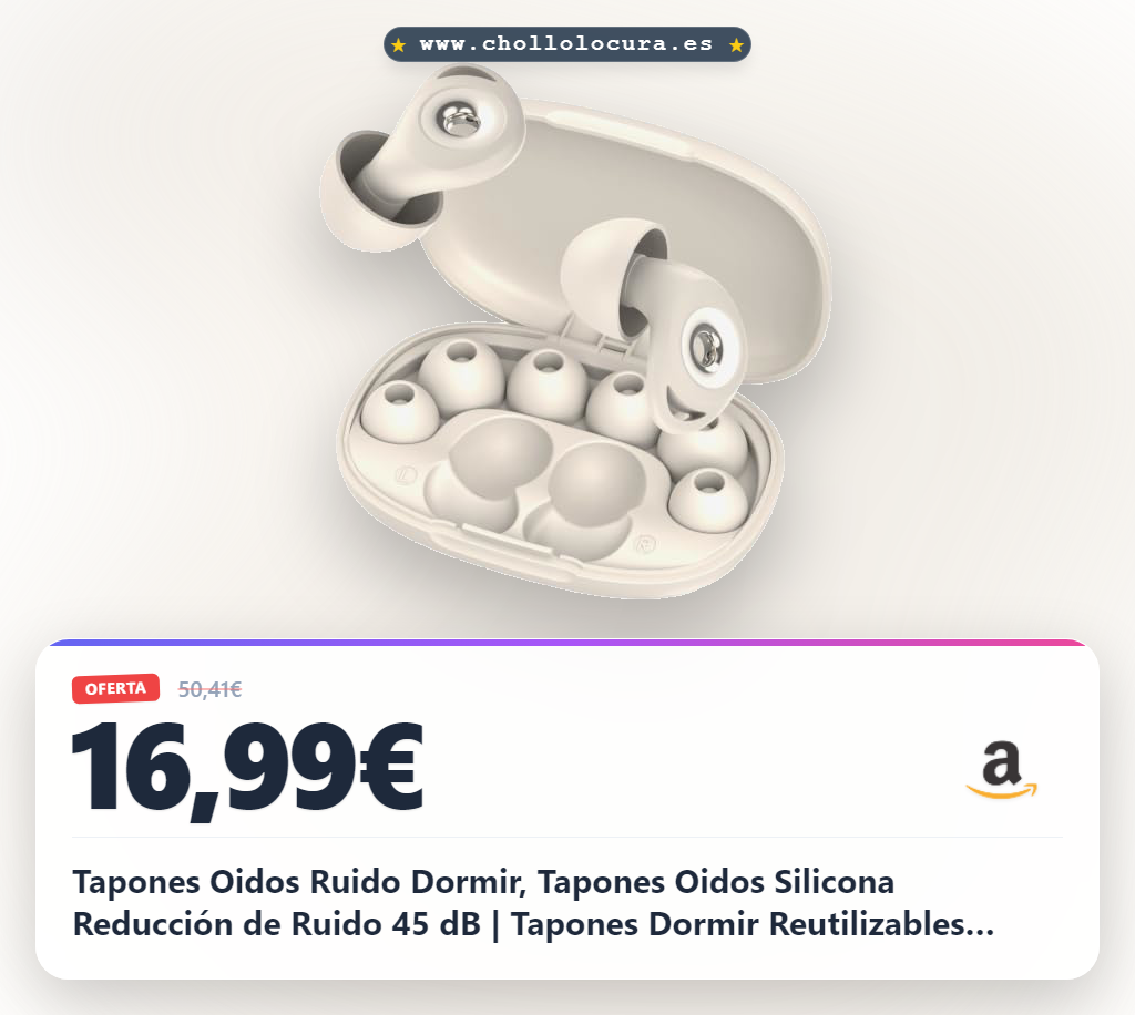 Tapones Oidos Ruido Dormir, Tapones Oidos Silicona Reducción de Ruido 45 dB | Tapones Dormir Reutilizables Blandos en 4 Tamaños (XS/S/M/L), Tapones Ideales para Dormir, Viajar, Concentrarse y Conciertos