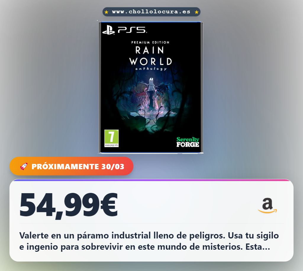 Valerte en un páramo industrial lleno de peligros. Usa tu sigilo e ingenio para sobrevivir en este mundo de misterios. Esta edición premium incluye el juego base y dos expansiones. Disfruta de la experiencia definitiva en PS5 con extras exclusivos y la aventura que mereces.
