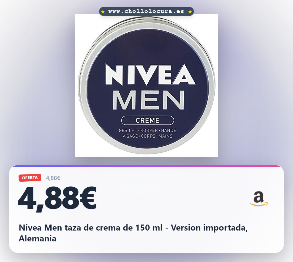 Aprovecha la crema Nivea Men 3 en 1 importada de Alemania para el mejor cuidado facial y corporal