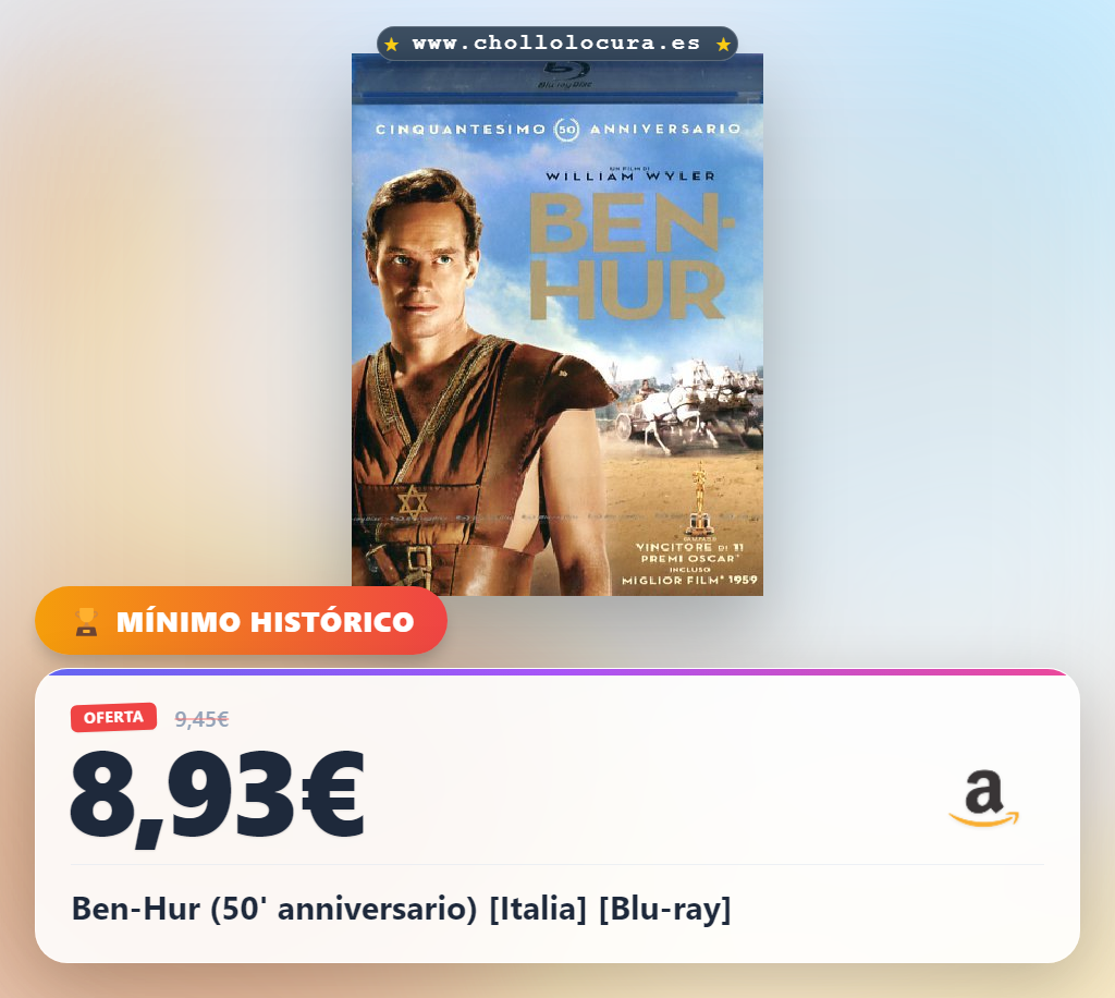 Ben-Hur (50' anniversario) [Italia] [Blu-ray]