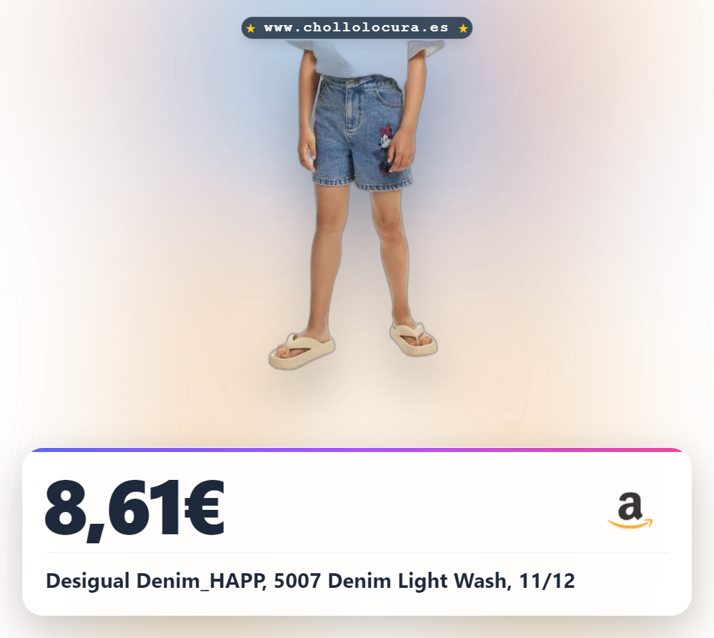 Desigual Denim_HAPP, 5007 Denim Light Wash, 11/12