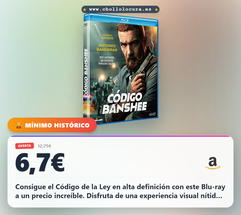 Encuentra el Código de la Ley en alta definición Blu-ray a precio de chollo hoy
