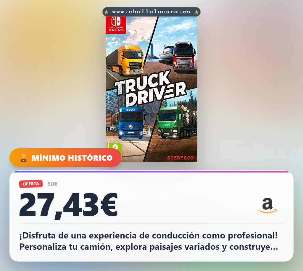 Truck Driver - Nintendo Switch [Importación francesa] para Juegos