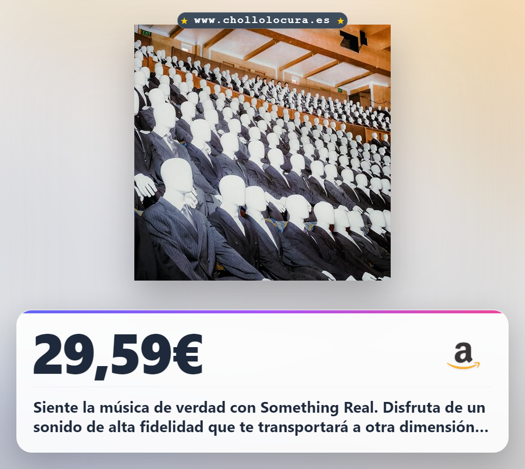 Descubre Something Real [Vinilo] con sonido de alta fidelidad al mejor precio del año