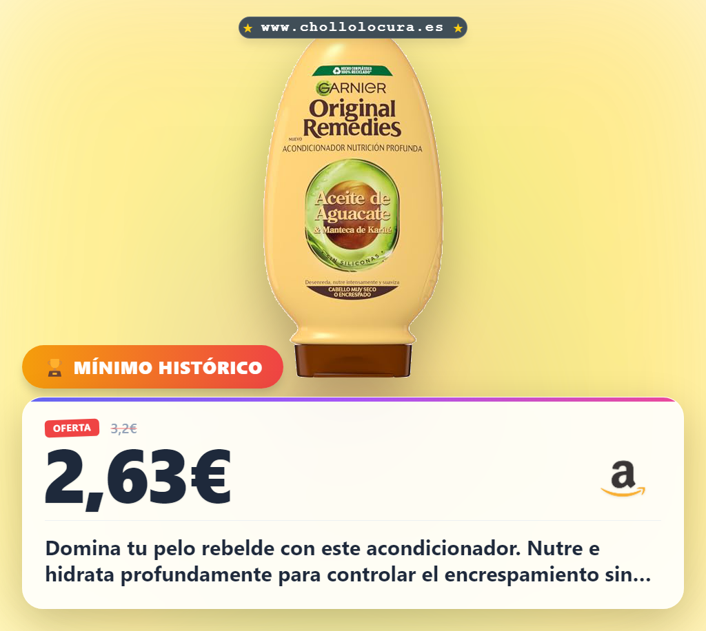 Domina tu pelo rebelde con este acondicionador. Nutre e hidrata profundamente para controlar el encrespamiento sin apelmazar. Obtén un brillo natural y una suavidad increíble. Un cuidado nutritivo y sin siliconas para cabellos sanos y disciplinados.