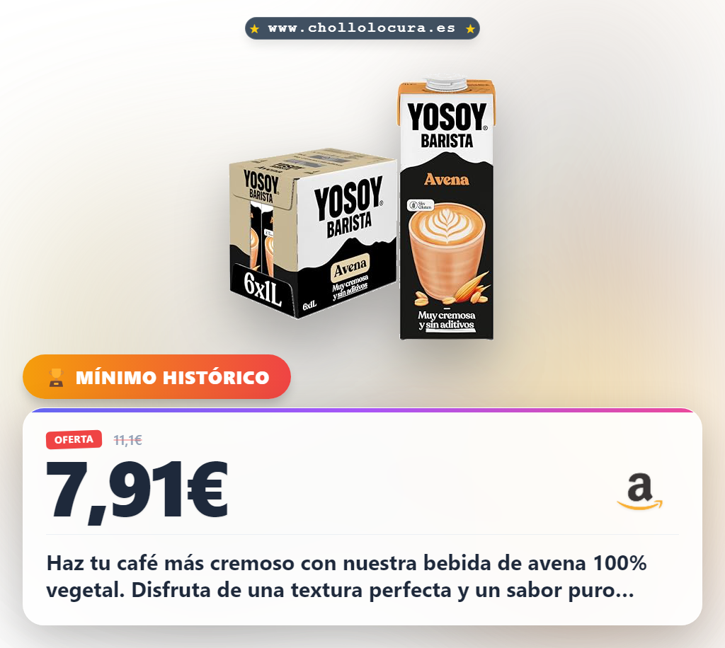 Aprovecha esta bebida de avena 100% vegetal para baristas con agua del Montseny en oferta