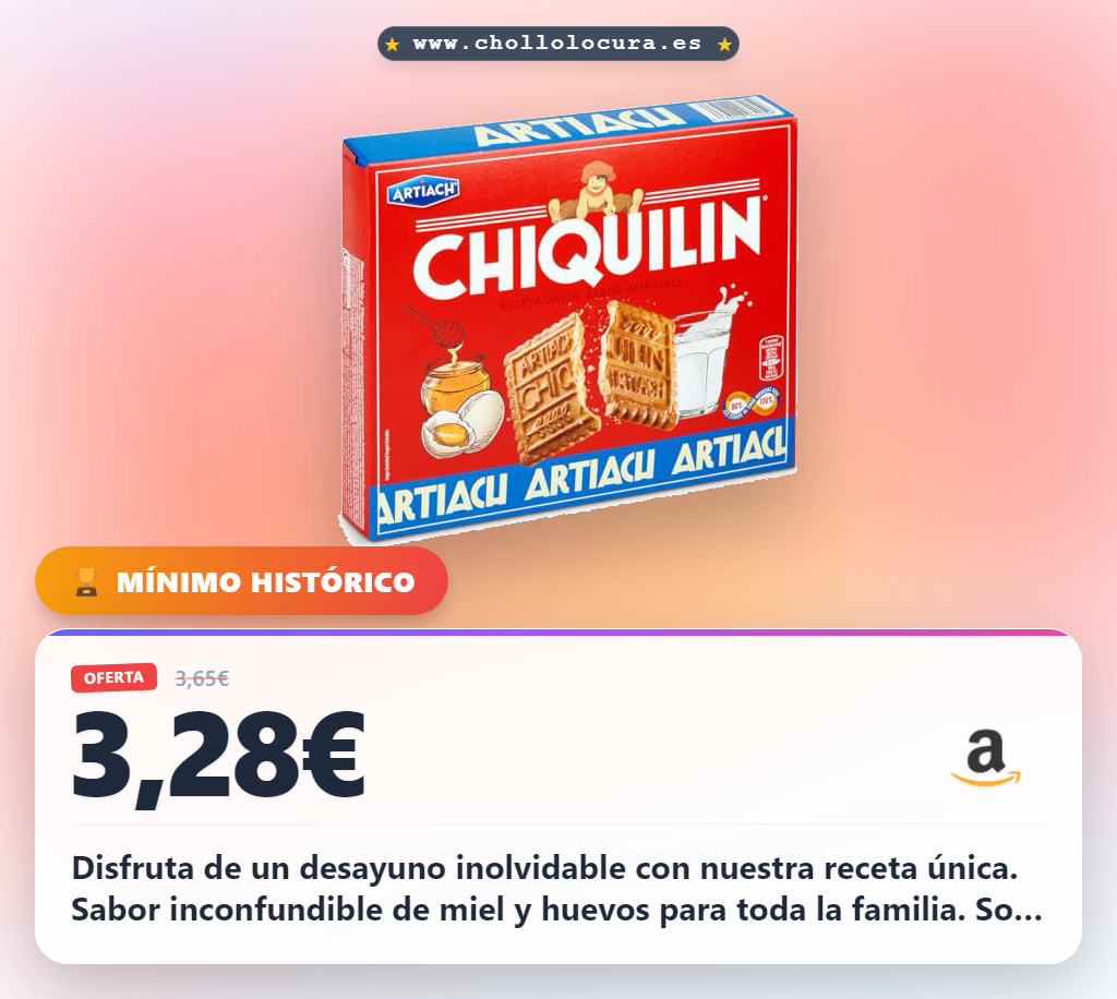 Aprovecha el Chiquilín Original 525g para un desayuno delicioso y familiar al mejor precio