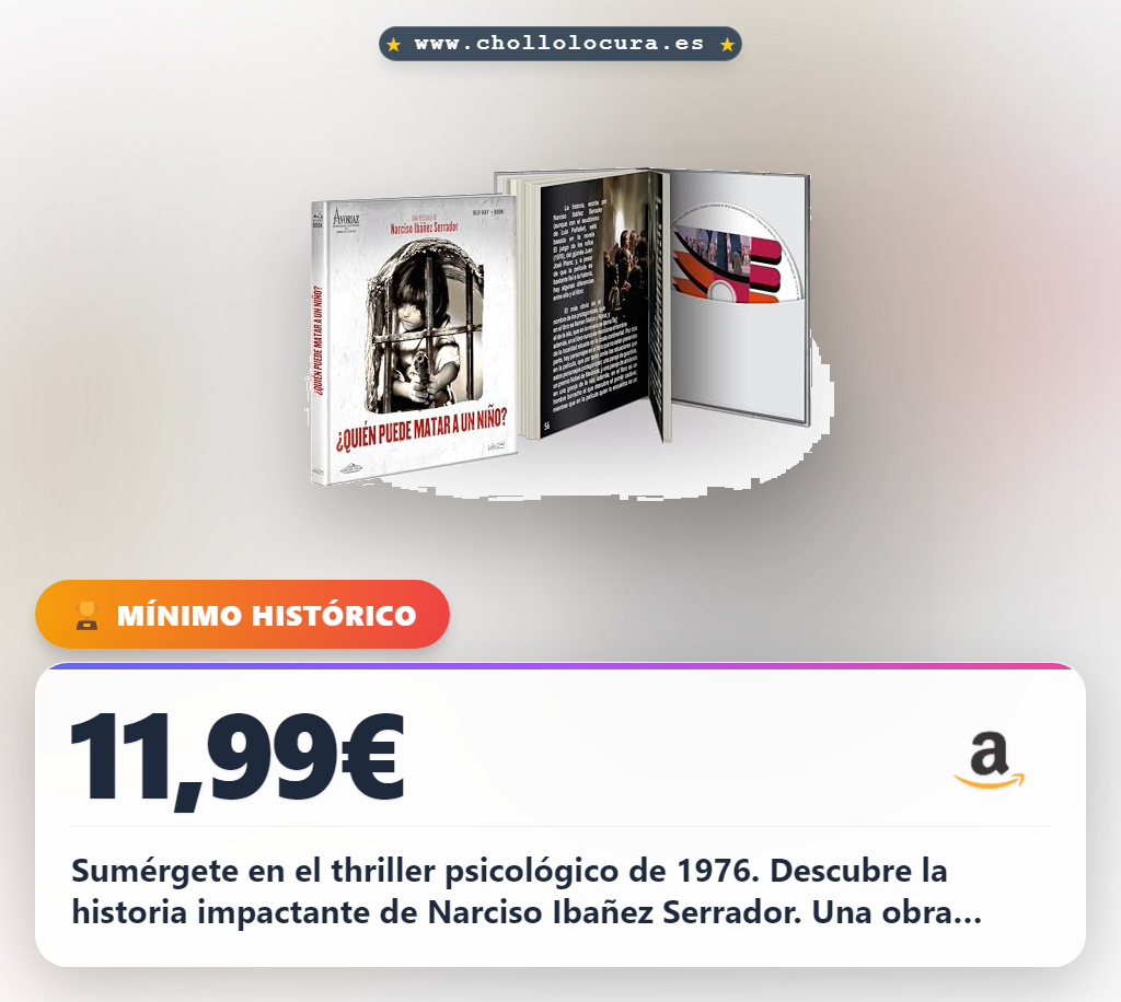 Aprovecha esta película clásica Quien Puede Matar a Un Niño 1976 en Blu-ray con Narciso Ibañez Serrador