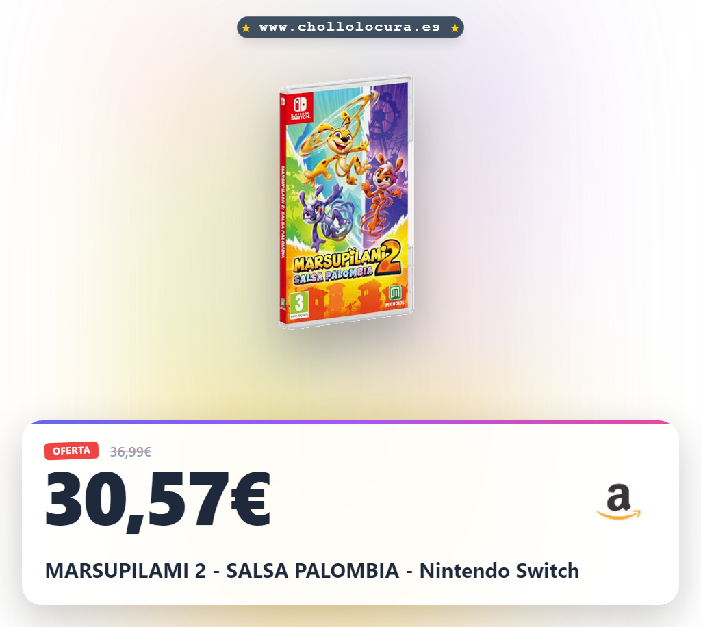 MARSUPILAMI 2 - SALSA PALOMBIA - Nintendo Switch