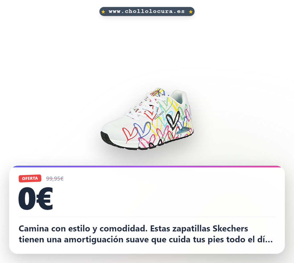 Aprovecha las zapatillas Skechers Uno-Spread The Love blancas con suela antideslizante y amortiguación suave para máximo confort.