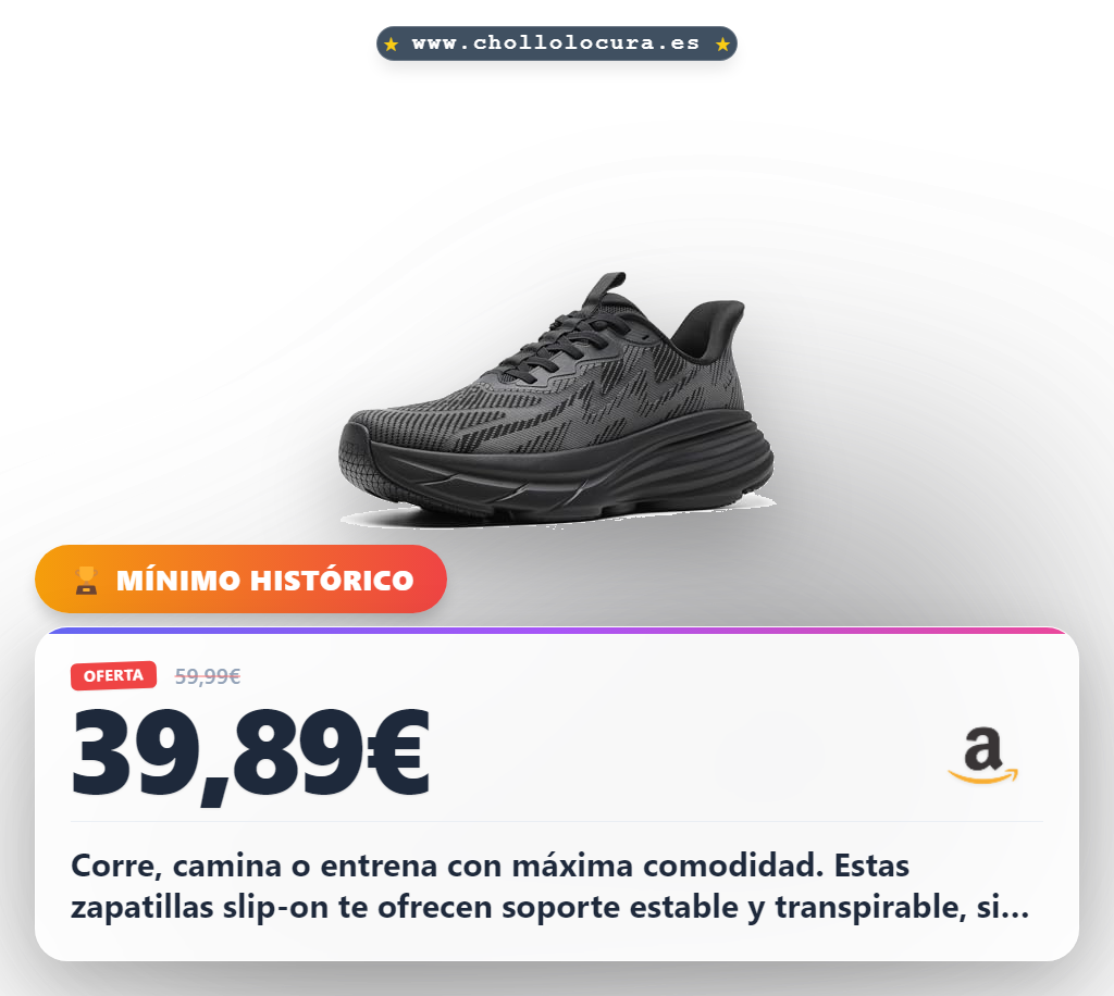 Ahorra en zapatillas ALLSWIFIT para hombre: cómodas, slip-on y perfectas para correr y el gimnasio al mejor precio.