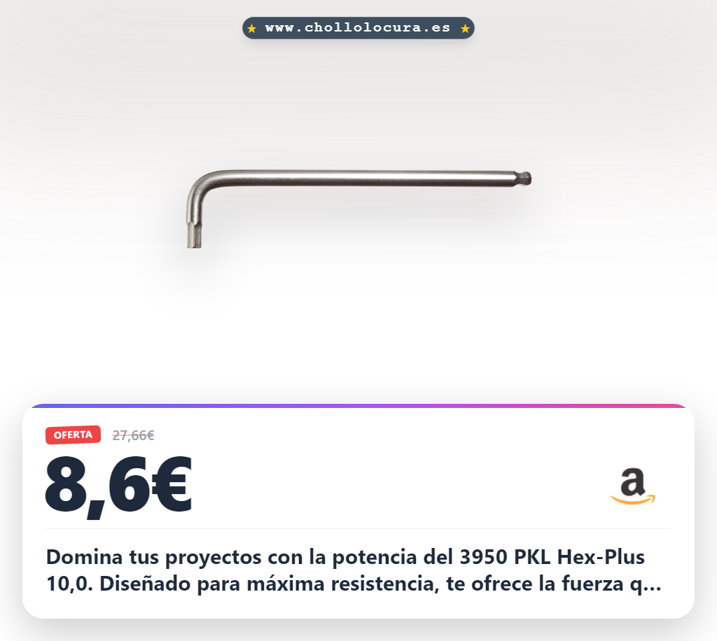 Consigue el 3950 PKL Hex-Plus 10,0 con envío rápido y al mejor precio de oferta