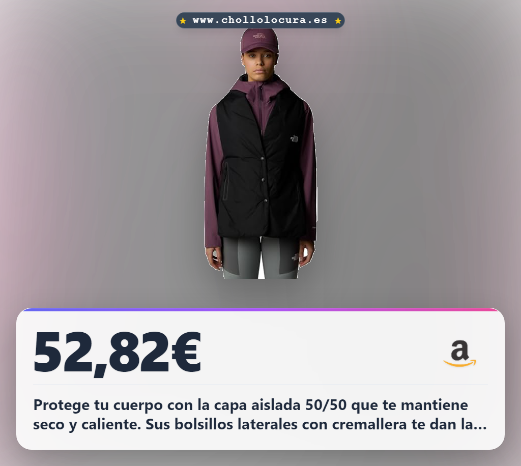 Protege tu cuerpo con la capa aislada 50/50 que te mantiene seco y caliente. Sus bolsillos laterales con cremallera te dan la utilidad que necesitas en cualquier aventura. El ajuste elástico asegura comodidad total para que te muevas sin límites.