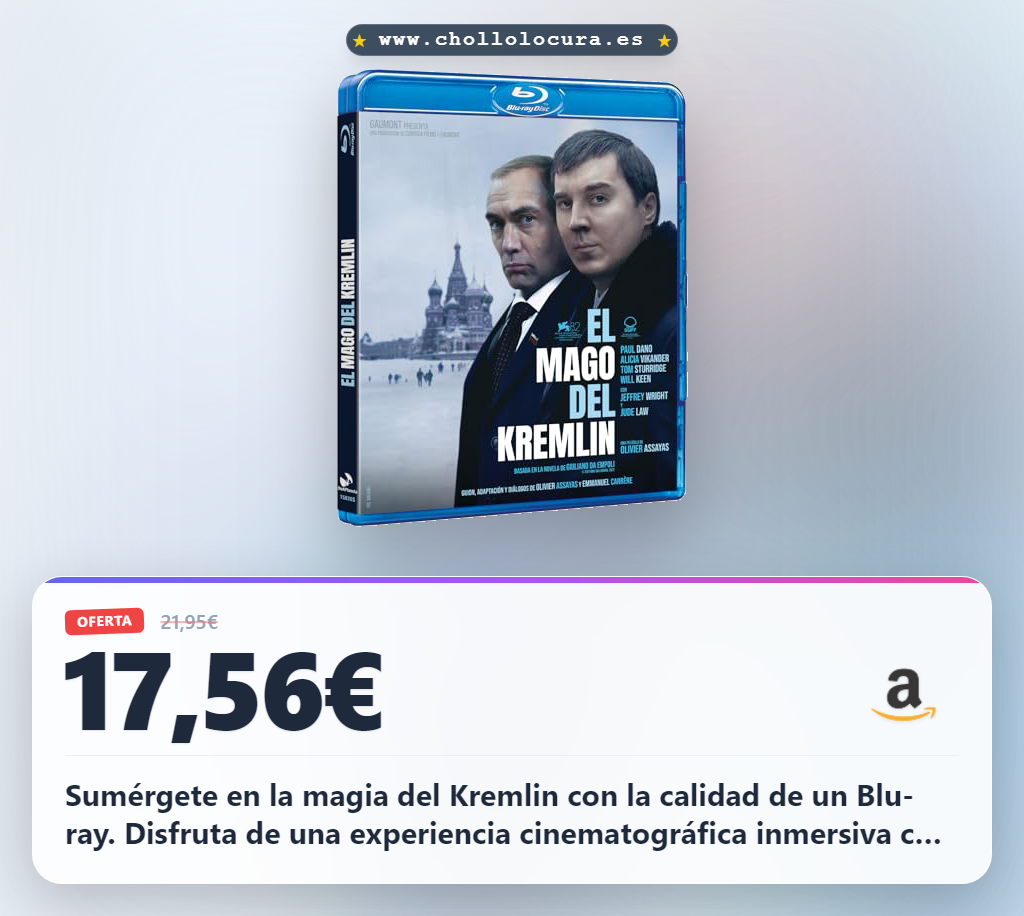 Disfruta de El mago del Kremlin en Blu-ray al mejor precio de la oferta histórica