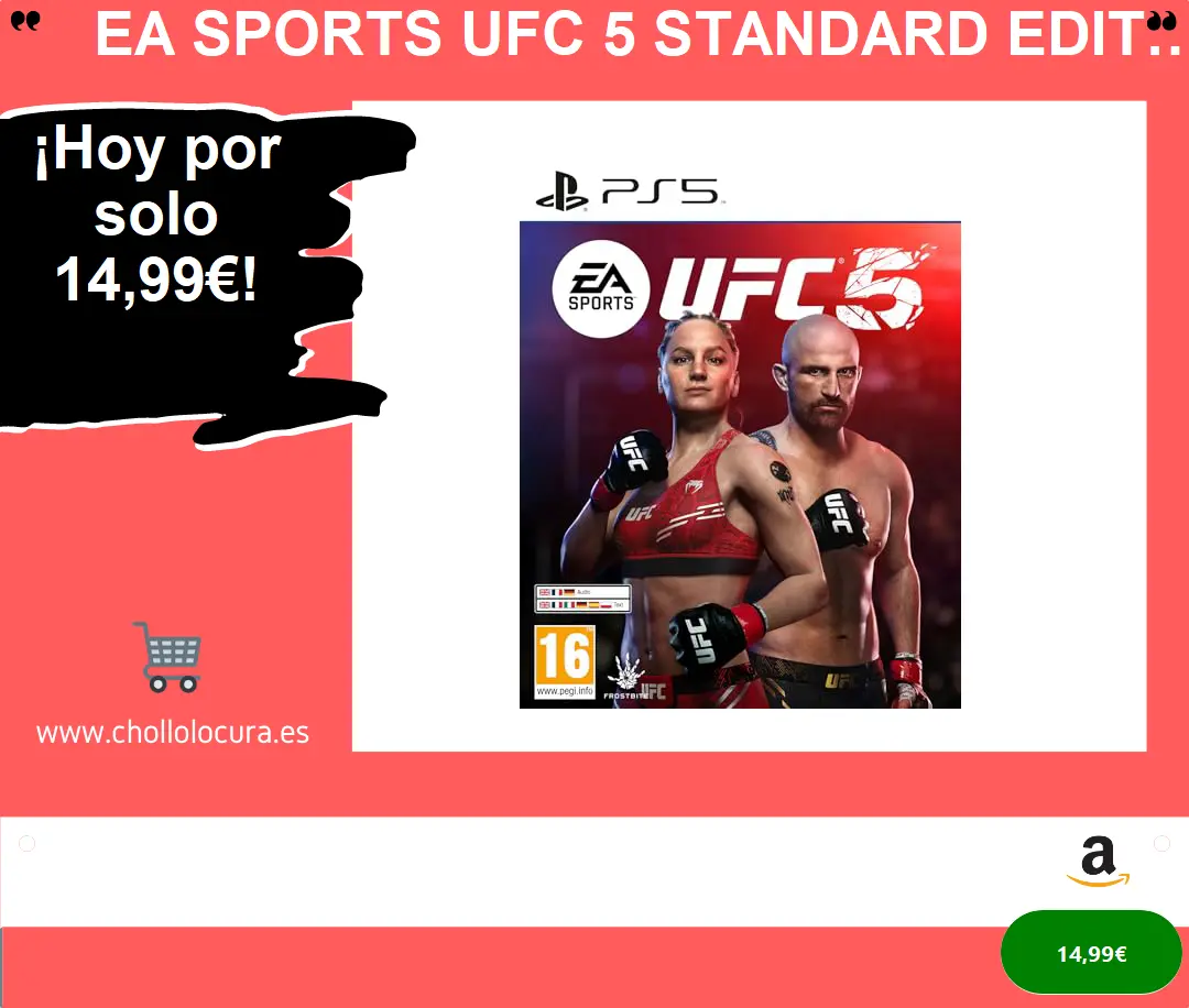 EA SPORTS UFC 5 Standard Edition PS5: Ponte los Guantes y Entra al Octágono en tu PlayStation 5