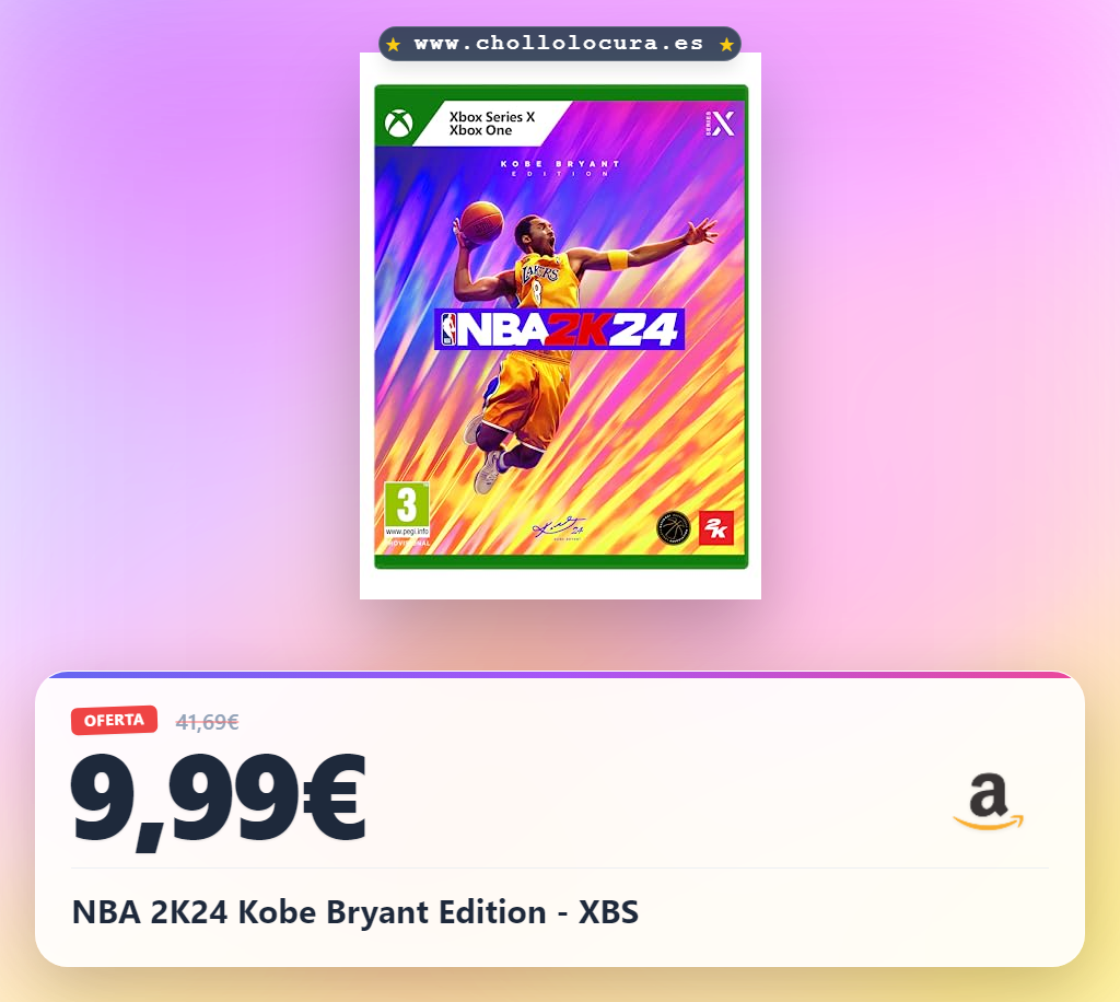 NBA 2K24 Kobe Bryant Edition para Xbox Series X|S - Vive la magia del baloncesto como nunca