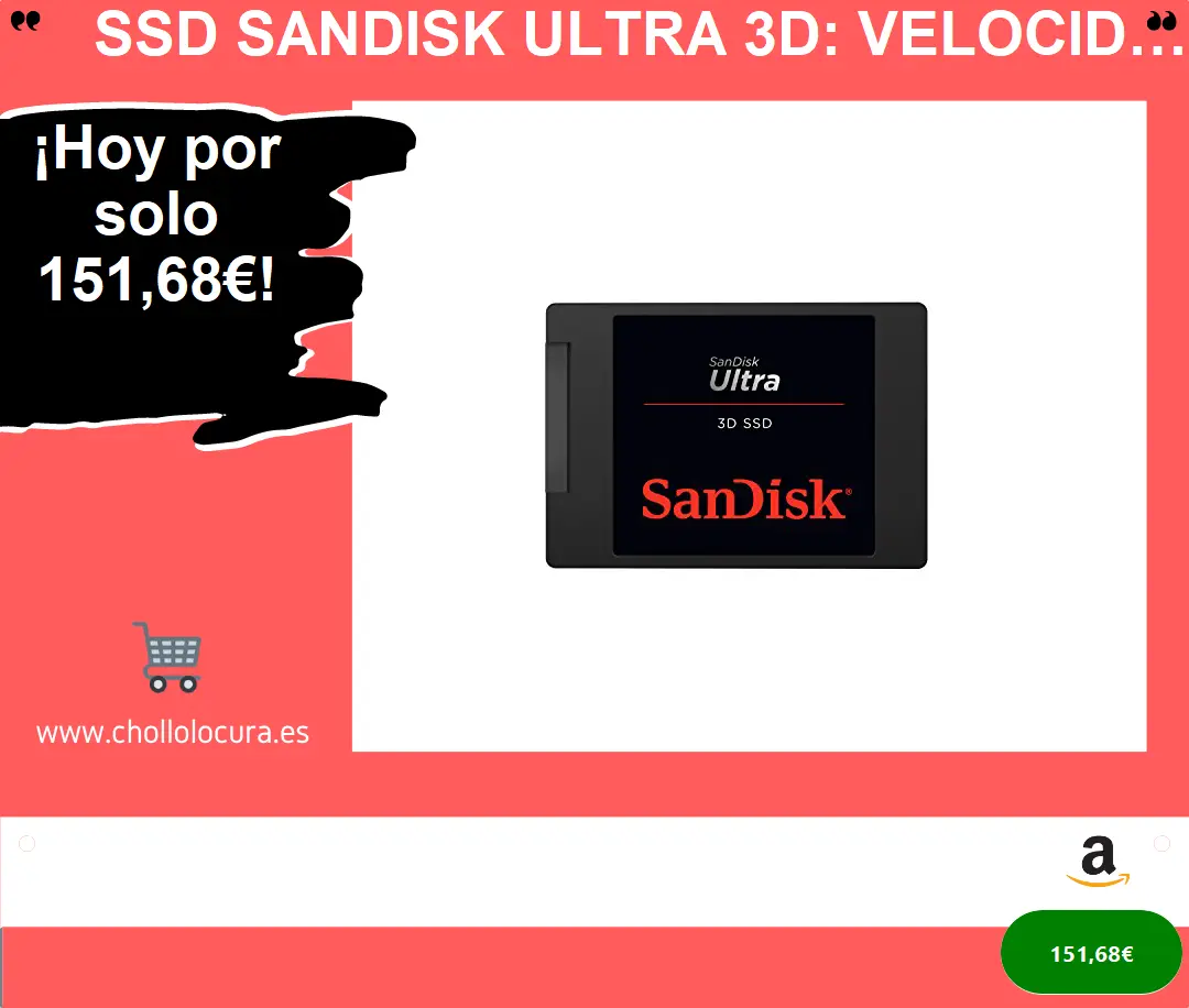 SSD SanDisk Ultra 3D: Velocidad y fiabilidad en un solo dispositivo