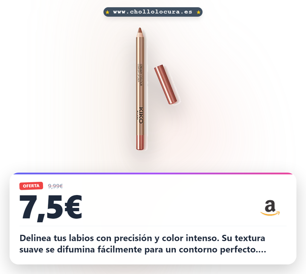 Consigue el delineador de labios KIKO Milano Creamy Colour para un contorno intenso y duradero