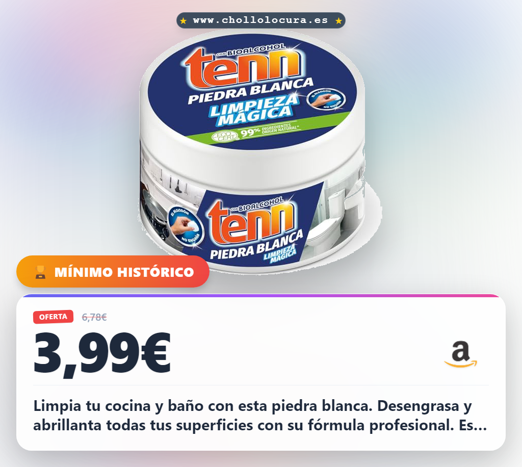 Logra una limpieza profesional en casa con el limpiador universal de arcilla blanca al mejor precio para cocina y baño