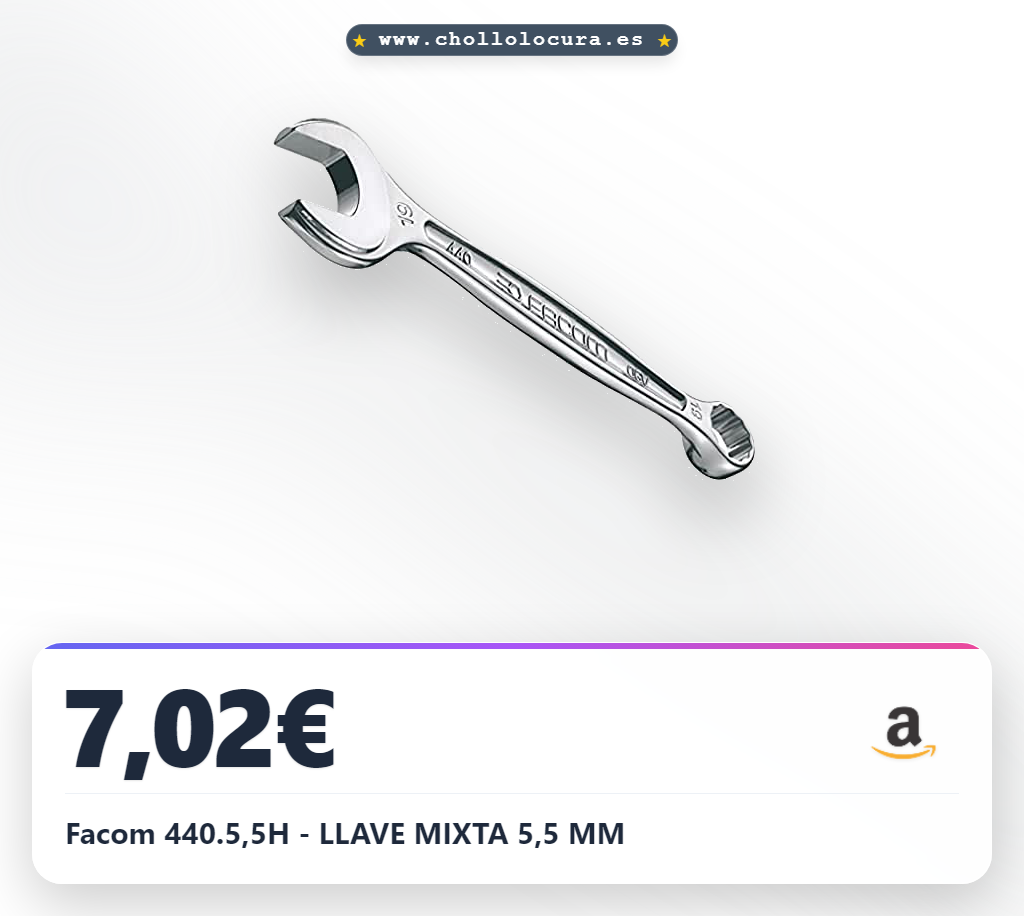 Facom 440.5,5H - LLAVE MIXTA 5,5 MM