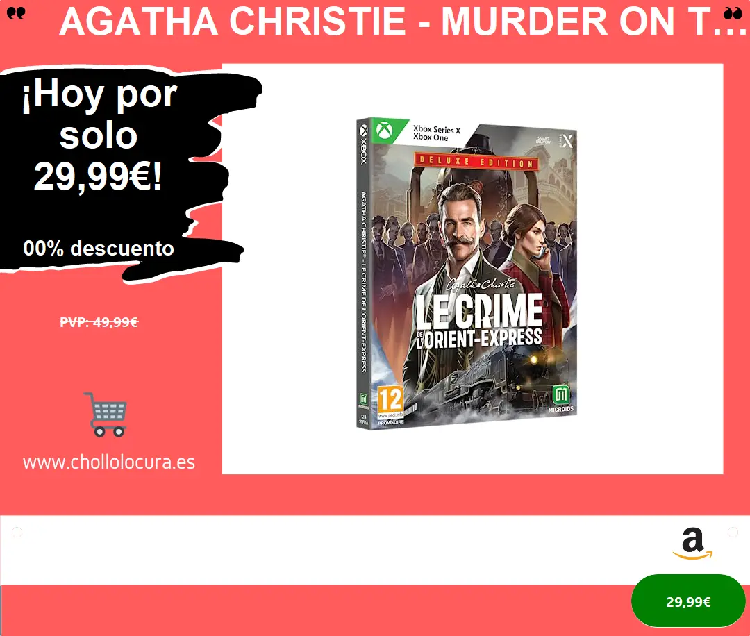 Agatha Christie - Murder on the Orient Express - Deluxe Edition - Xbox Series: Misterio Renovado en tu Consola