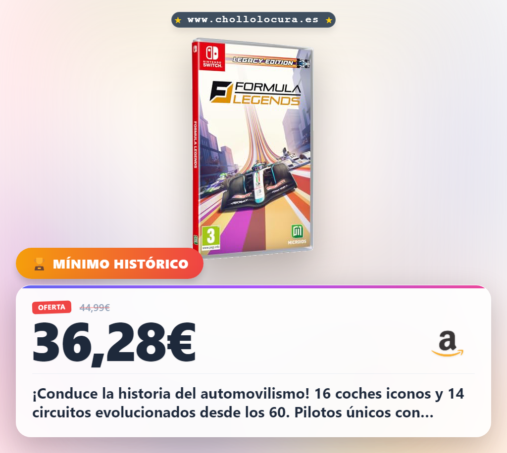 FORMULA LEGENDS LEGACY EDITION - Nintendo Switch para Nintendo Switch