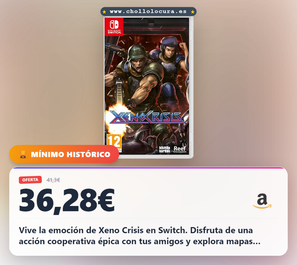 Encuentra Xeno Crisis para Nintendo Switch con acción cooperativa y jefes intensos al mejor precio